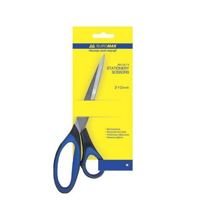 Ножницы Buromax 210мм, rubber inserts (BM.4512) изображение 2