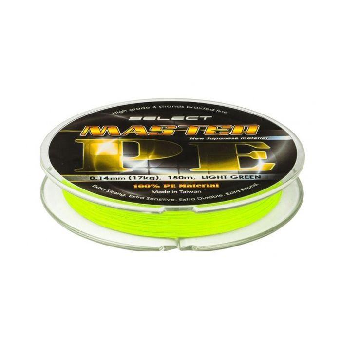 Шнур Select Master PE 150m салатовый 0.08мм 11кг (1870.01.50) изображение 2