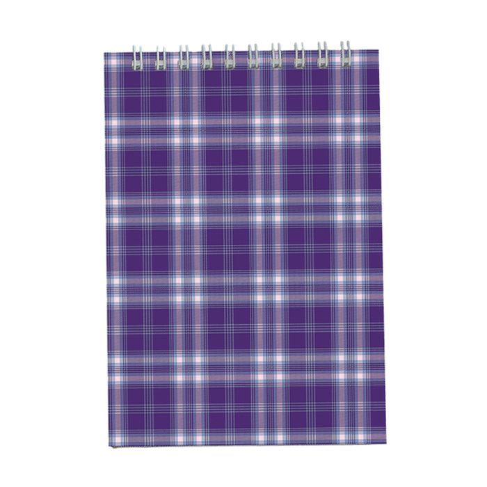 Блокнот Buromax spiral top, А5, 48sheets, square, violet (BM.2470-07)