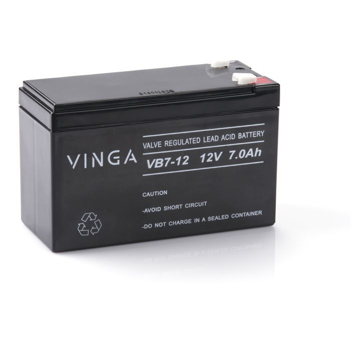 Батарея до ДБЖ Vinga 12В 7 Ач (VB7-12) зображення 3