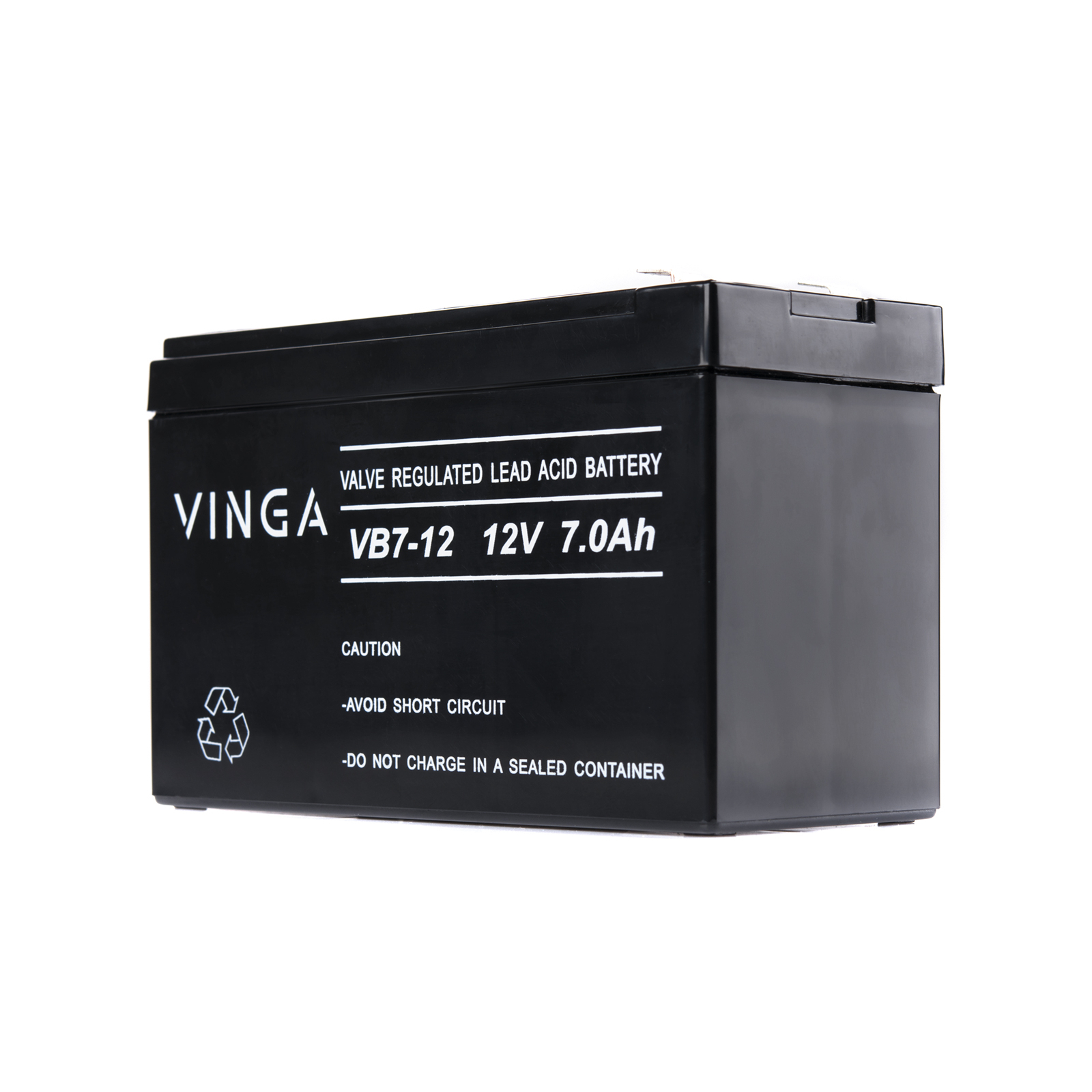 Батарея к ИБП Vinga 12В 7 Ач (VB7-12) изображение 4