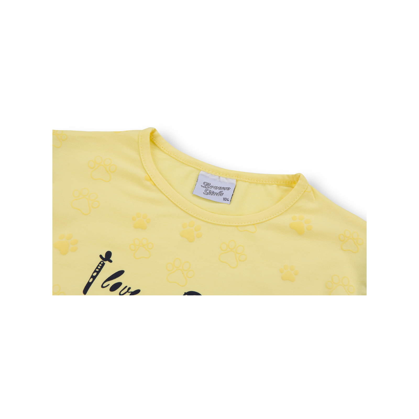 Набор детской одежды Breeze с лапками (8697-104G-yellow) изображение 4