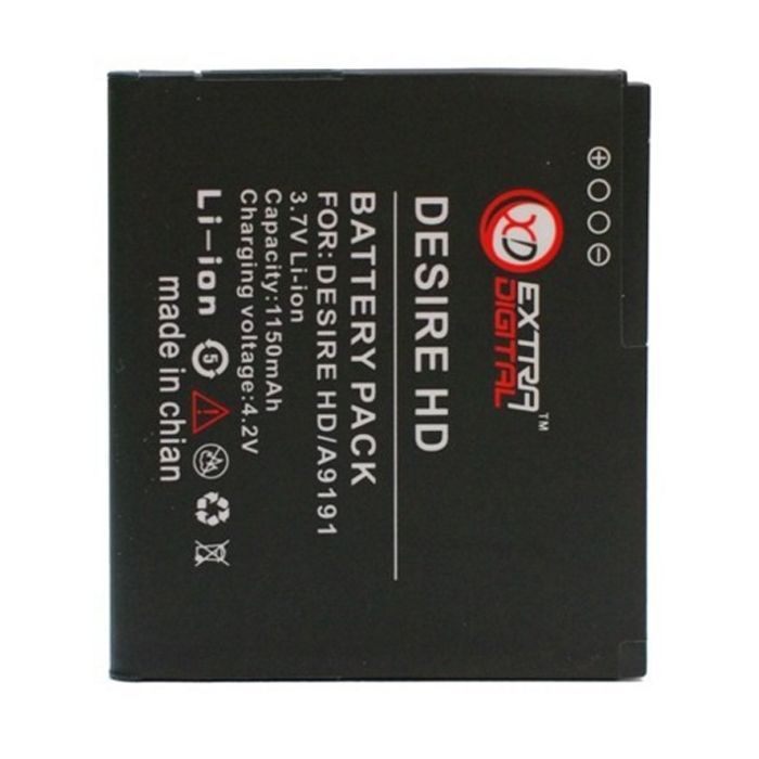 Аккумуляторная батарея Extradigital HTC Desire HD (1150 mAh) (BMH6201)
