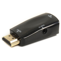 Photos - Cable (video, audio, USB) Power Plant Перехідник HDMI to VGA 0.5m PowerPlant  CA910267 (CA910267)