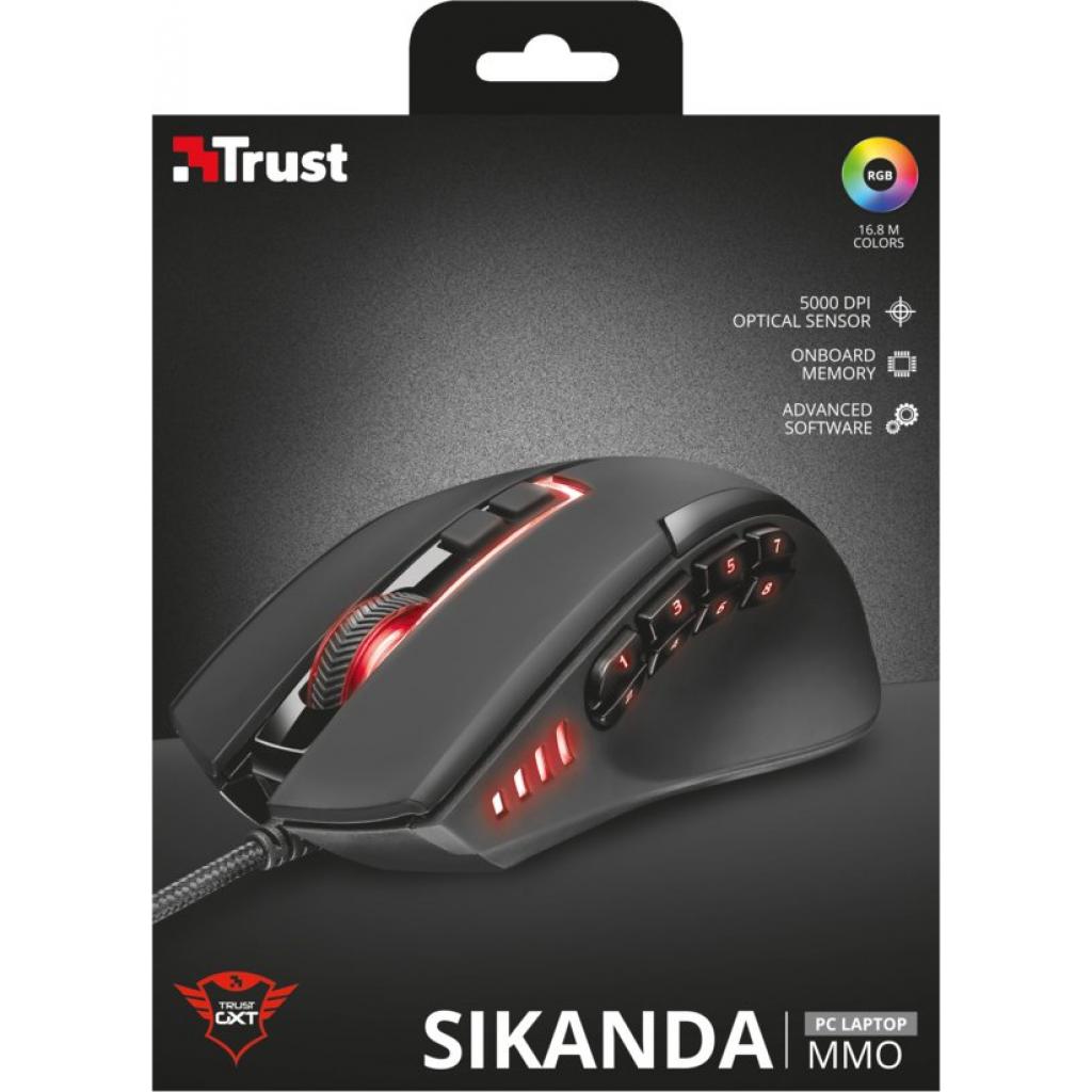 Мишка Trust Sikanda GXT 164 MMO Mouse (21726) зображення 8
