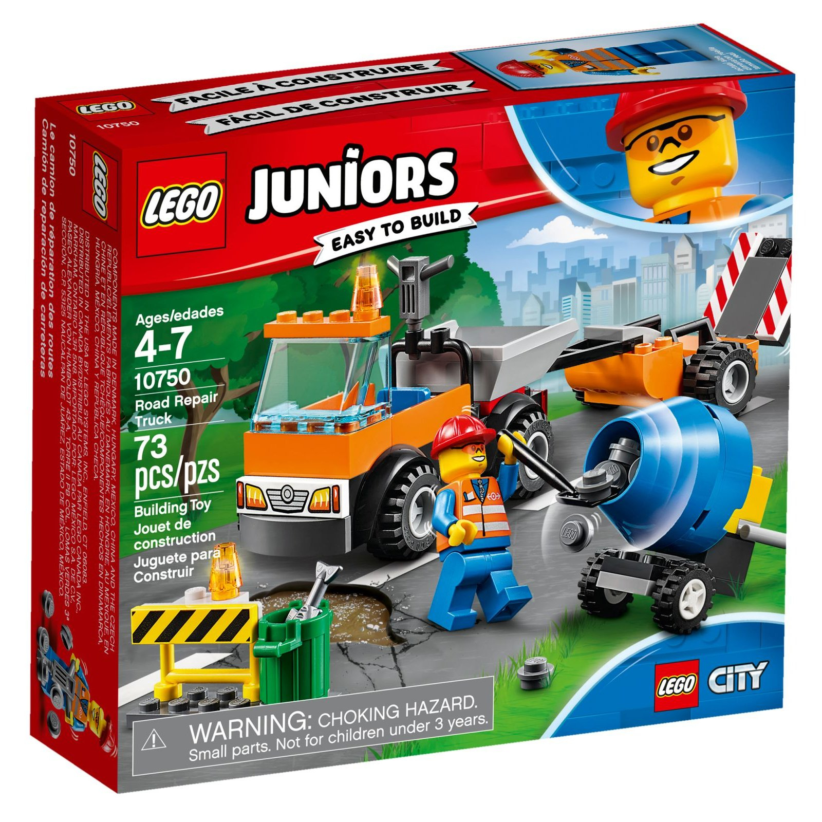 Конструктор LEGO Juniors Грузовик дорожной службы (10750)