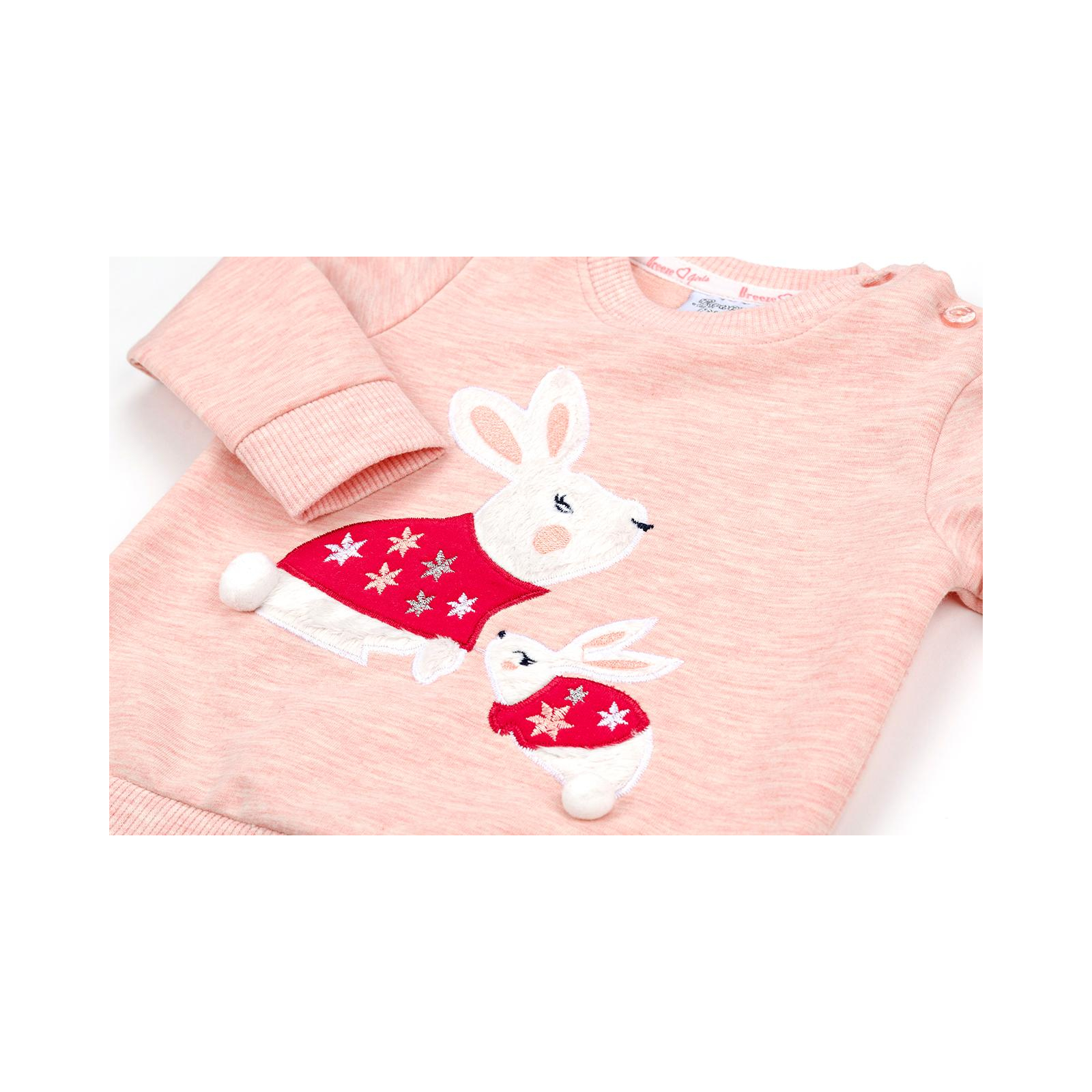 Набор детской одежды Breeze с зайчиками (10214-80G-peach) изображение 9