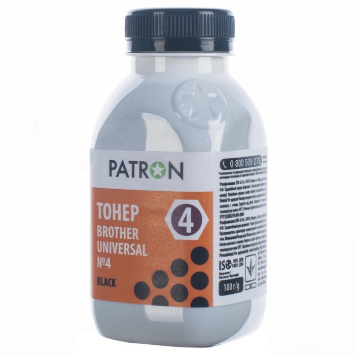 Тонер Brother Universal №4 100г Patron (PN-BU4-100) изображение 2