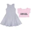 Платье детское Breeze с топом "ANGEL" (10254-152G-pink)
