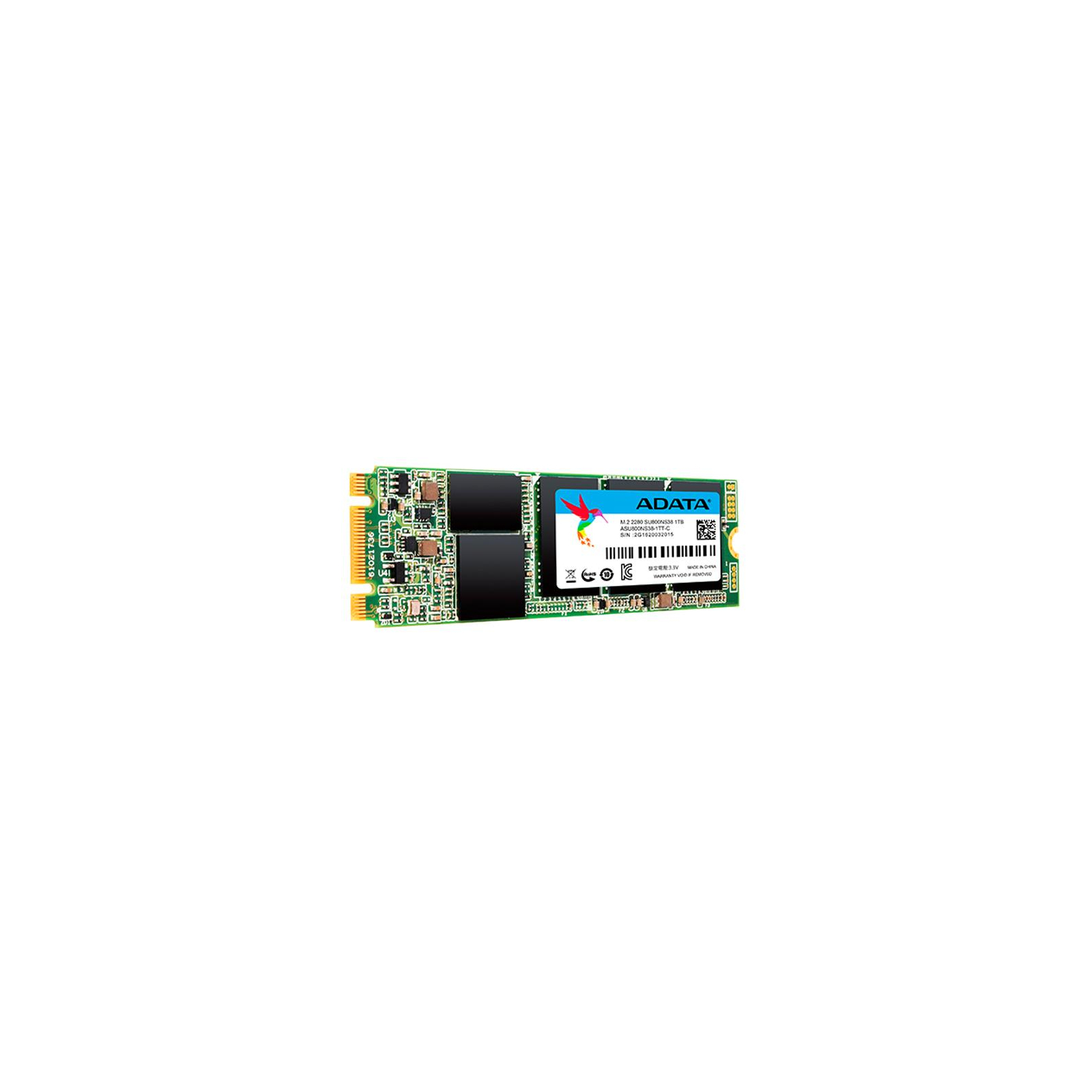 Накопитель SSD M.2 2280 1TB ADATA (ASU800NS38-1TT-C) изображение 2