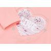 Кофта дитяча Breeze з аплікацією перевертишем "LOVE" (11227-98G-peach) зображення 3