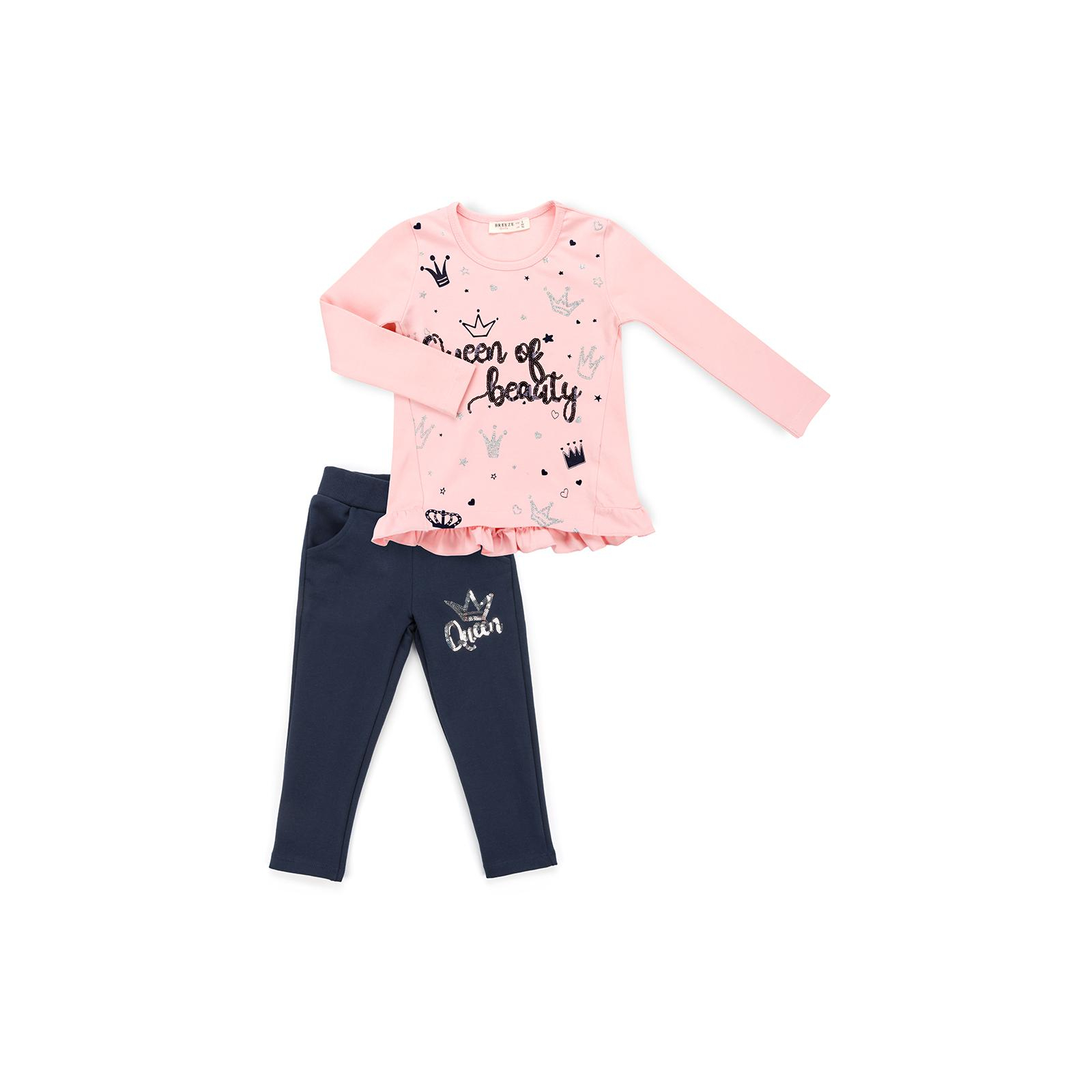 Набор детской одежды Breeze "QWEEN OF BEAUTY" (11421-116G-pink)
