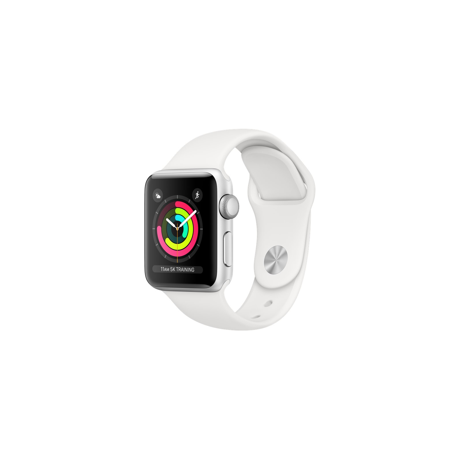 Смарт-годинник Apple Watch Series 3 GPS, 38mm Silver Aluminium Case (MTEY2FS/A)