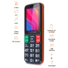 Мобільний телефон Rezone S240 Age Black Orange зображення 2