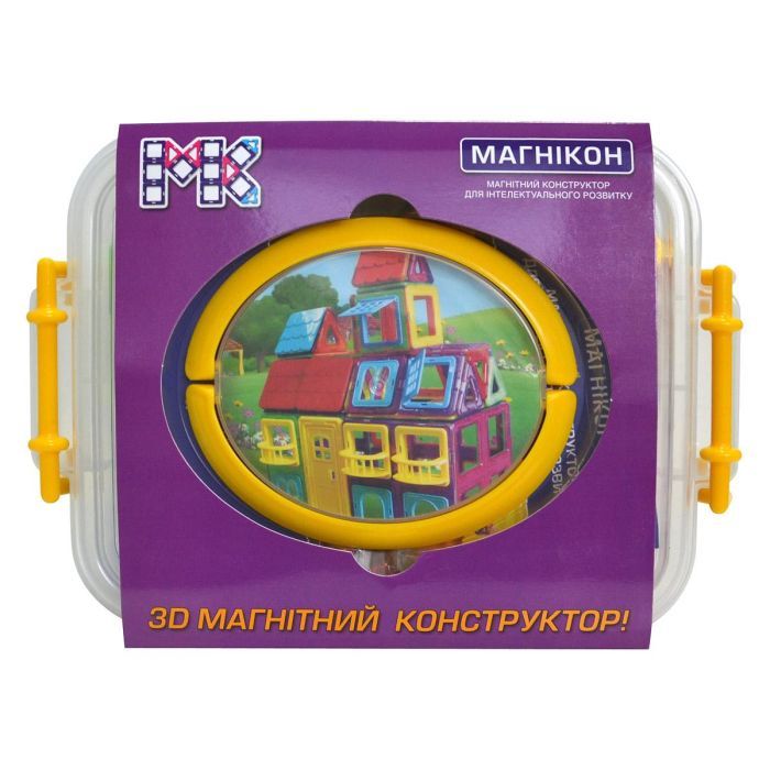 Конструктор Магнікон 84 детали Plastic box (МK-84) зображення 5
