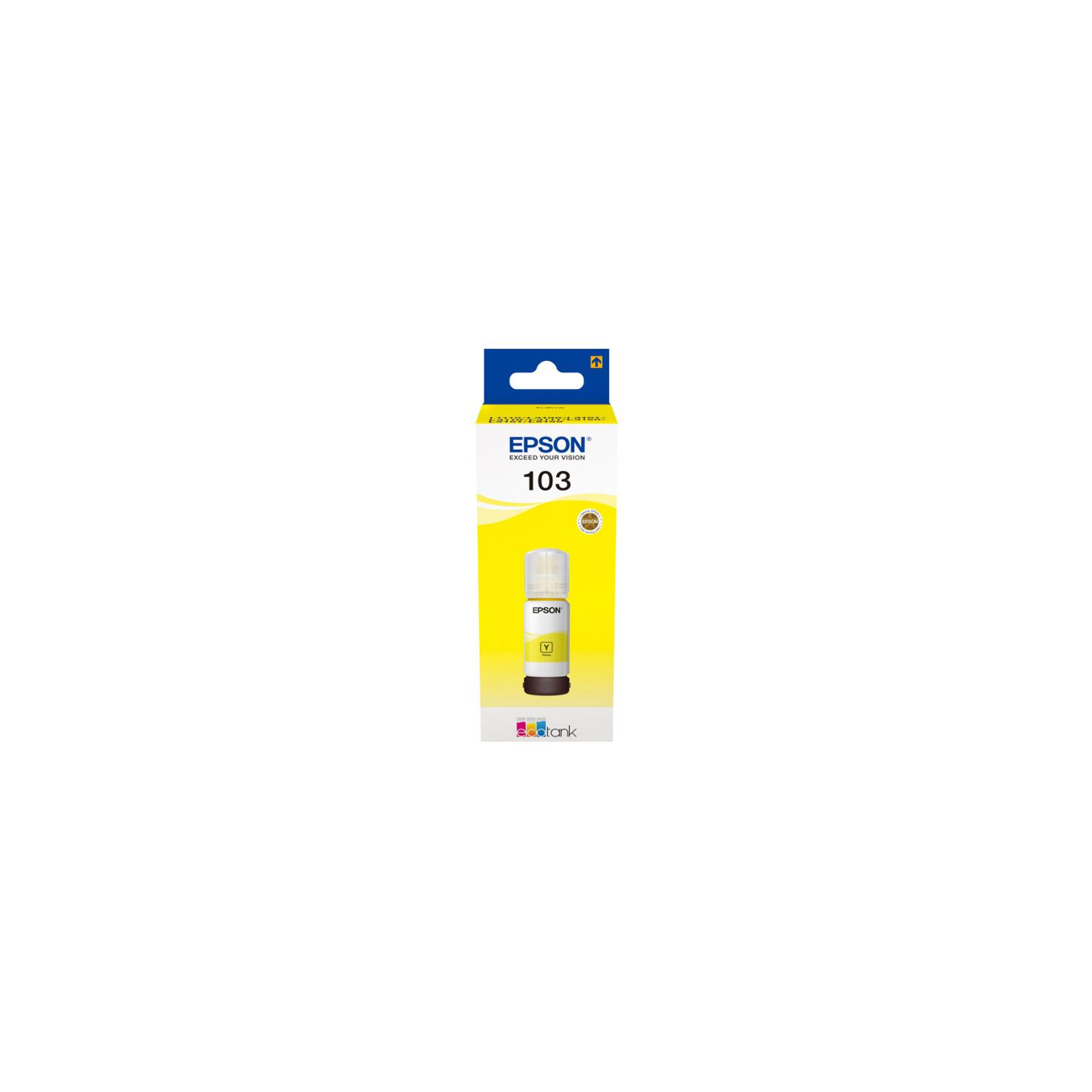 Контейнер с чернилами Epson 103 yellow (C13T00S44A) изображение 2