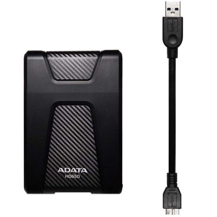 Зовнішній жорсткий диск 2.5" 1TB ADATA (AHD650-1TU31-CBK) зображення 6