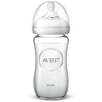 Бутылочка для кормления Philips AVENT Natural 240 мл стеклянная (SCF053/17) изображение 2