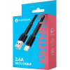 Дата кабель USB 2.0 AM to Lightning 1.0m Denim Grey MakeFuture (MCB-LD1GR) зображення 2