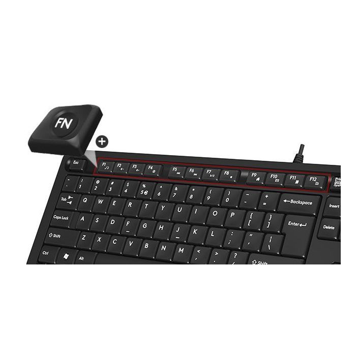 Клавиатура A4Tech FK10 Grey изображение 6