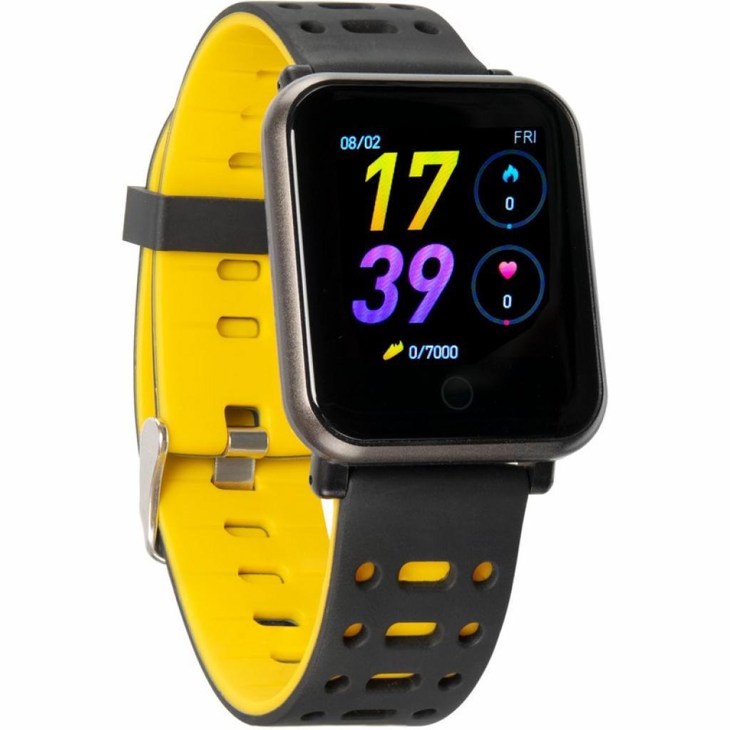 Смарт-часы Gelius Pro GP-CP11 (AMAZWATCH) Black/Yellow изображение 4
