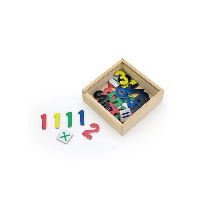 Развивающая игрушка Viga Toys Набор магнитов Цифры 37 шт (50325)
