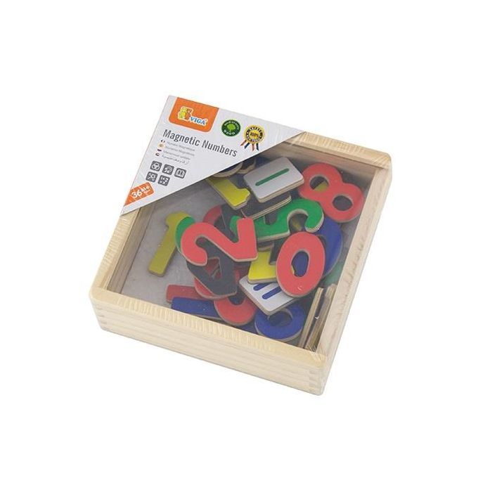 Развивающая игрушка Viga Toys Набор магнитов Цифры 37 шт (50325) изображение 2