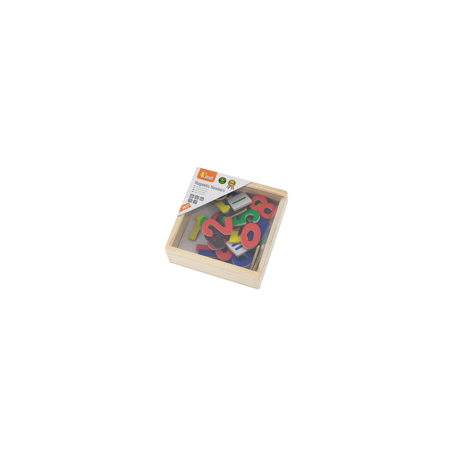Развивающая игрушка Viga Toys Набор магнитов Цифры 37 шт (50325) изображение 2