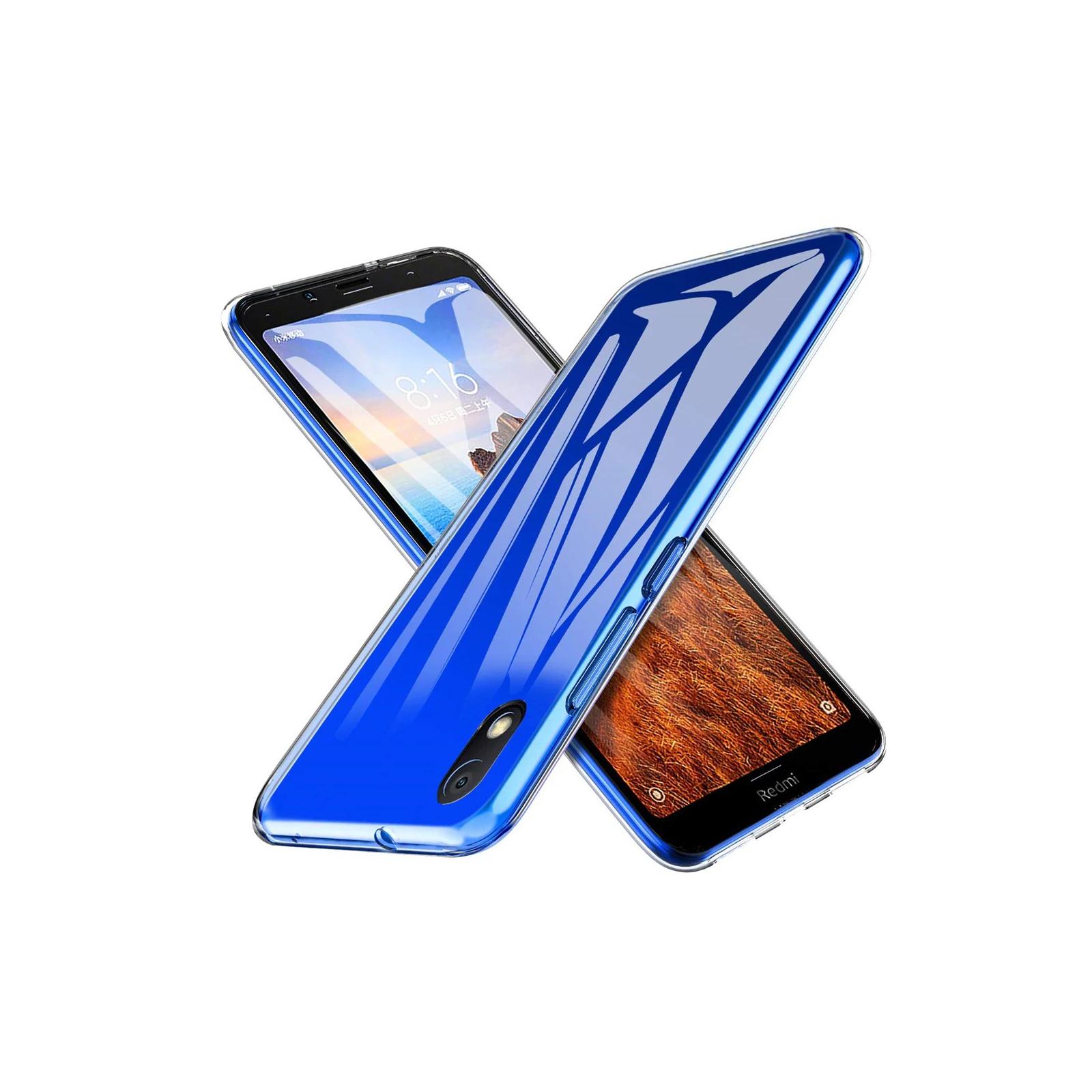 Чехол для мобильного телефона Laudtec для Xiaomi Redmi 7a Clear tpu (Transperent) (LC-XR7AT) изображение 2