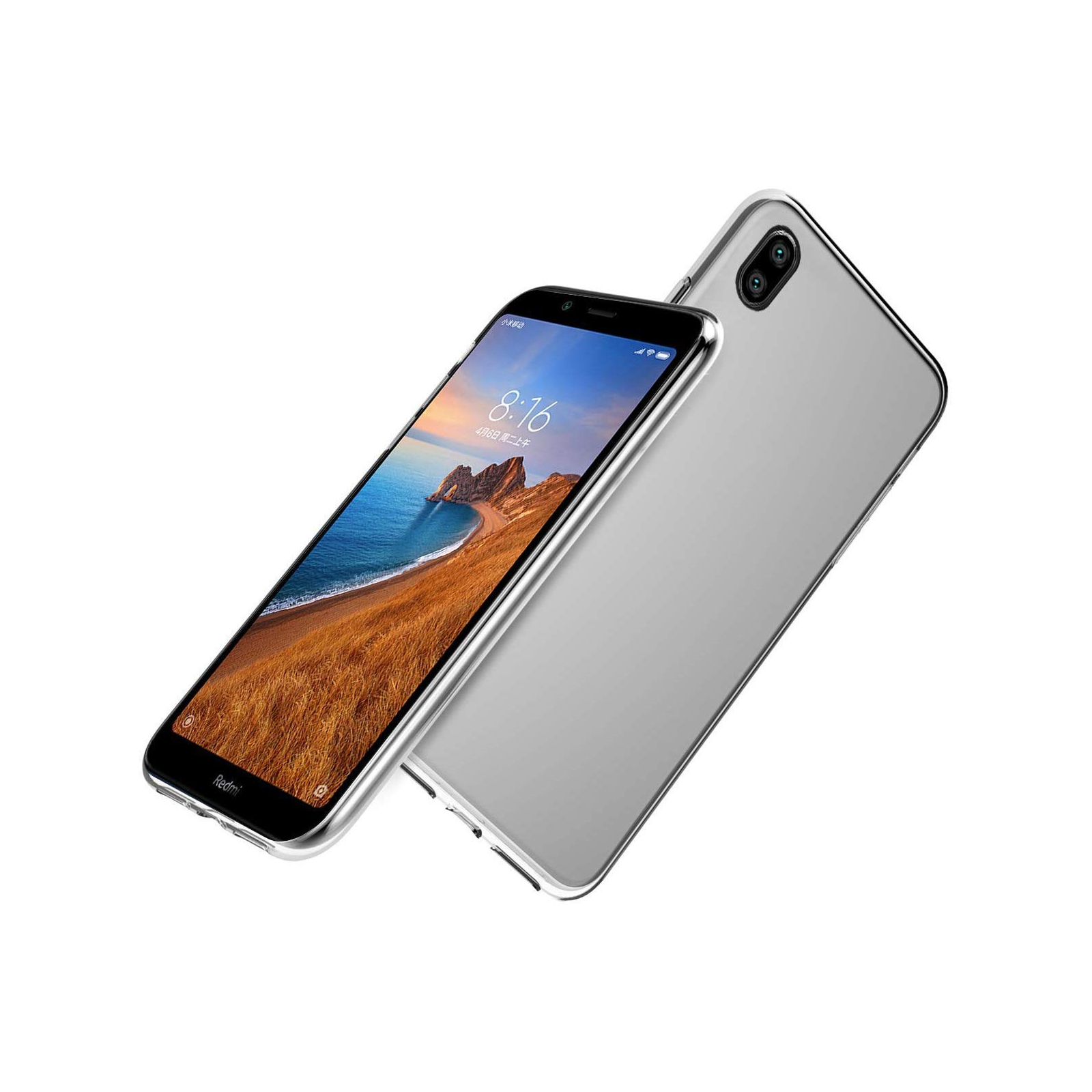 Чехол для мобильного телефона Laudtec для Xiaomi Redmi 7a Clear tpu (Transperent) (LC-XR7AT) изображение 6