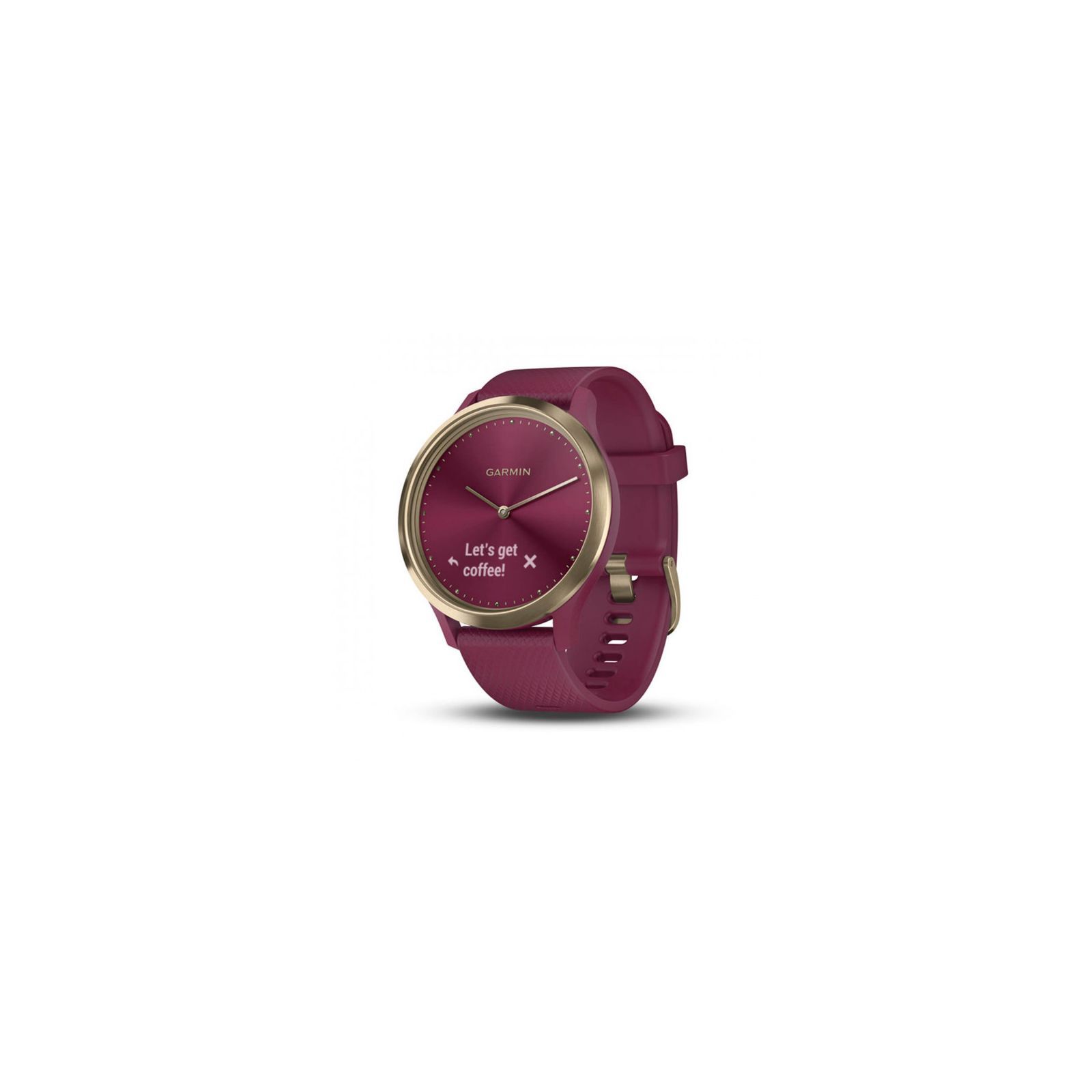 Garmin Vivomove HR Sport Berry with Light Gold Hardware 010 01850 17 A7 Brain
