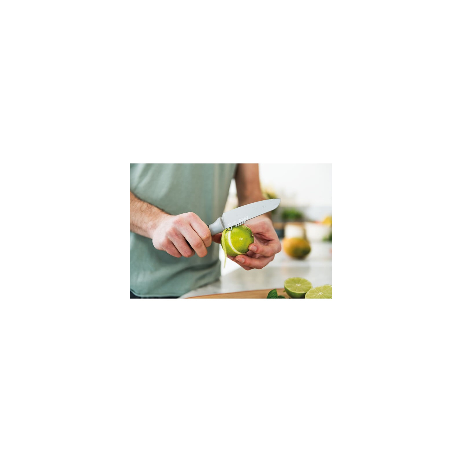 Кухонный нож BergHOFF Leo для чистки овощей и цедры с покрытием 110 мм Mint (3950107) изображение 3
