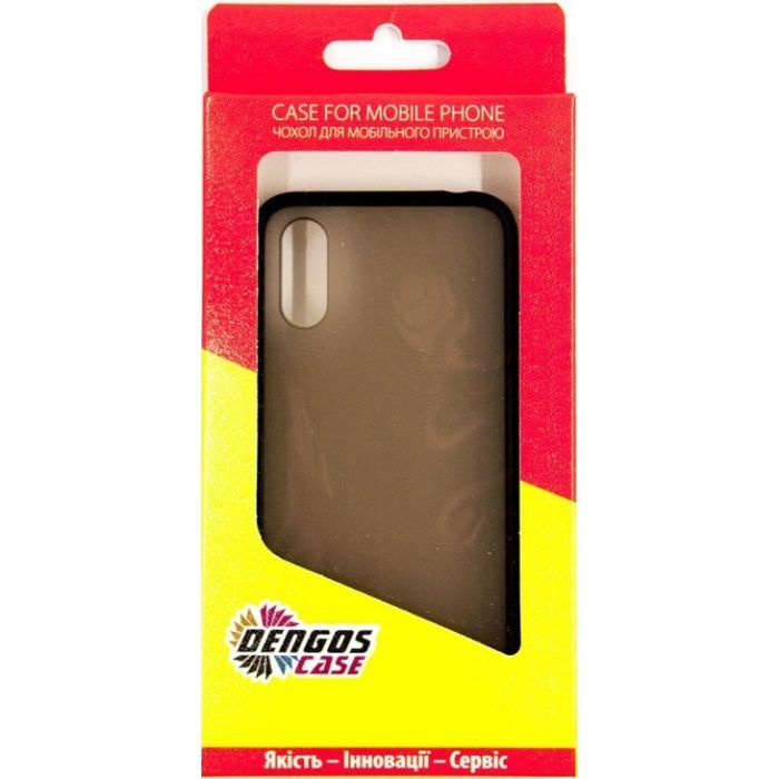 Чохол до мобільного телефона Dengos Samsung Galaxy A01 (black) (DG-TPU-MATT-32) зображення 4