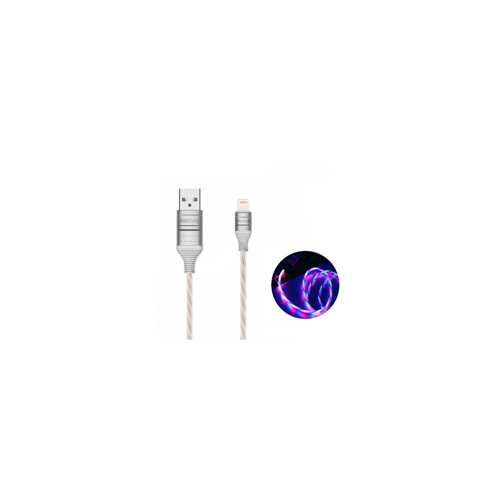 Дата кабель USB 2.0 AM to Lightning 1.0m EL white Remax (RC-130I-WHITE) зображення 2
