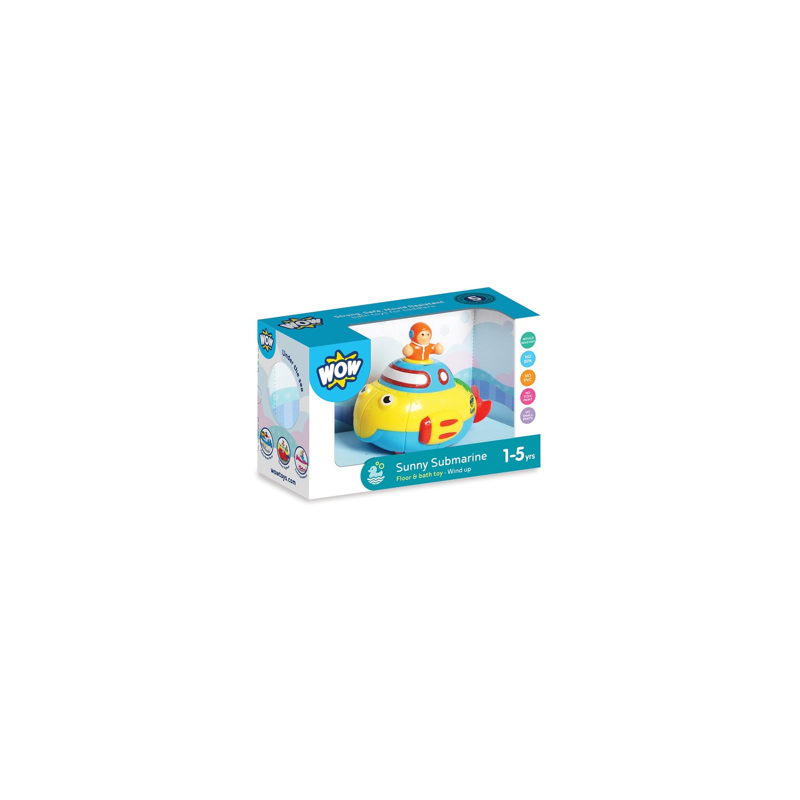 Іграшка для ванної Wow Toys Підводний човен Санні (03095) зображення 5