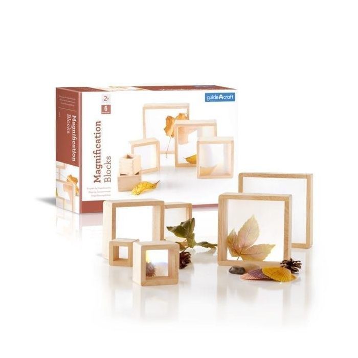Игровой набор Guidecraft Набор блоков Natural Play Лупа 10 шт (G3018)