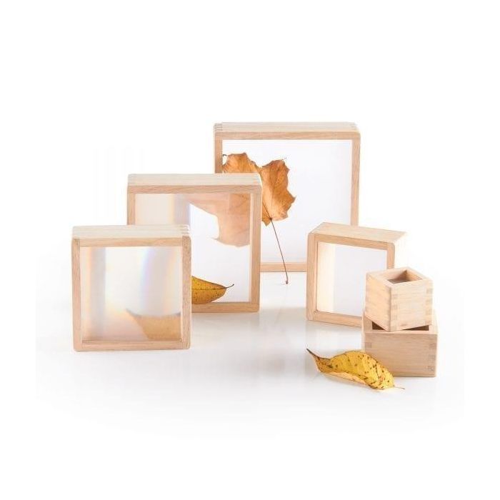 Игровой набор Guidecraft Набор блоков Natural Play Лупа 10 шт (G3018) изображение 2