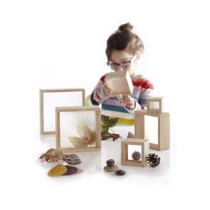 Игровой набор Guidecraft Набор блоков Natural Play Лупа 10 шт (G3018) изображение 4