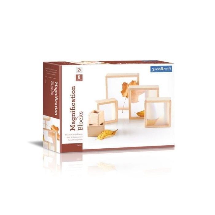 Игровой набор Guidecraft Набор блоков Natural Play Лупа 10 шт (G3018) изображение 5