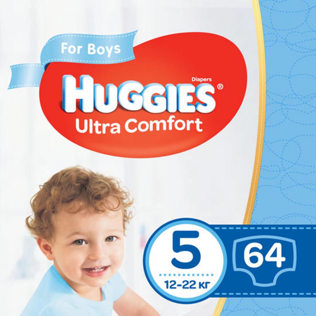 Підгузки Huggies Ultra Comfort Giga 5 хлопч (12-22) 64 шт (5029053543697)
