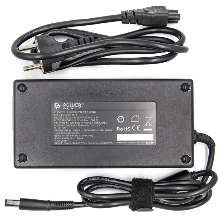 Блок питания к ноутбуку PowerPlant DELL 220V, 19.5V 180W 9.23A (7.4*5.0) (DL180G7450) изображение 2