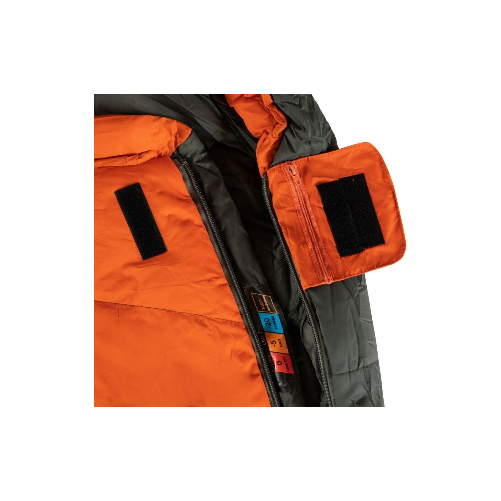 Спальный мешок Tramp Fjord Regular Orange/Grey L (UTRS-049R-L) изображение 6