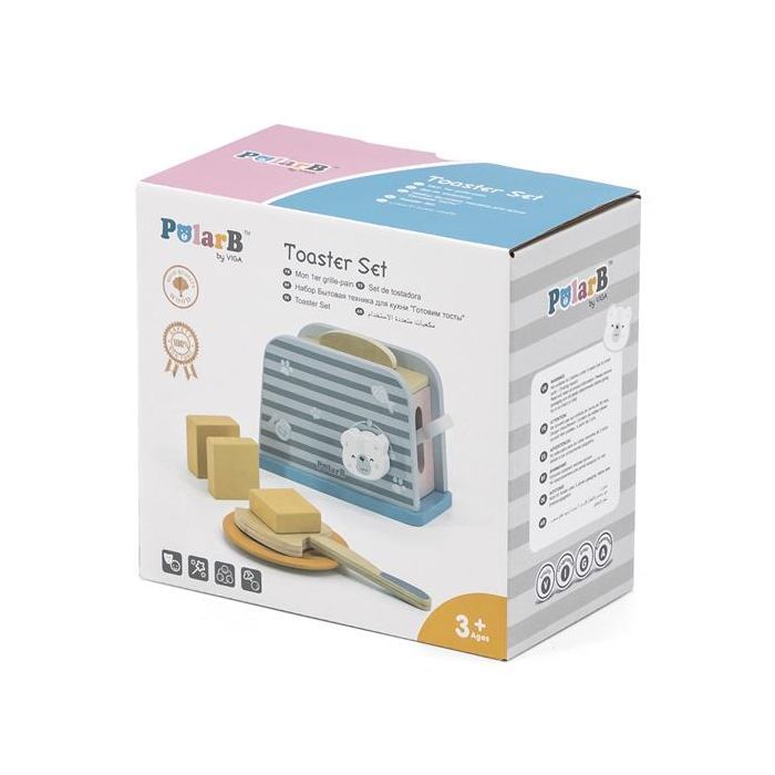 Ігровий набір Viga Toys кулінара PolarB Тостер (44017) зображення 2