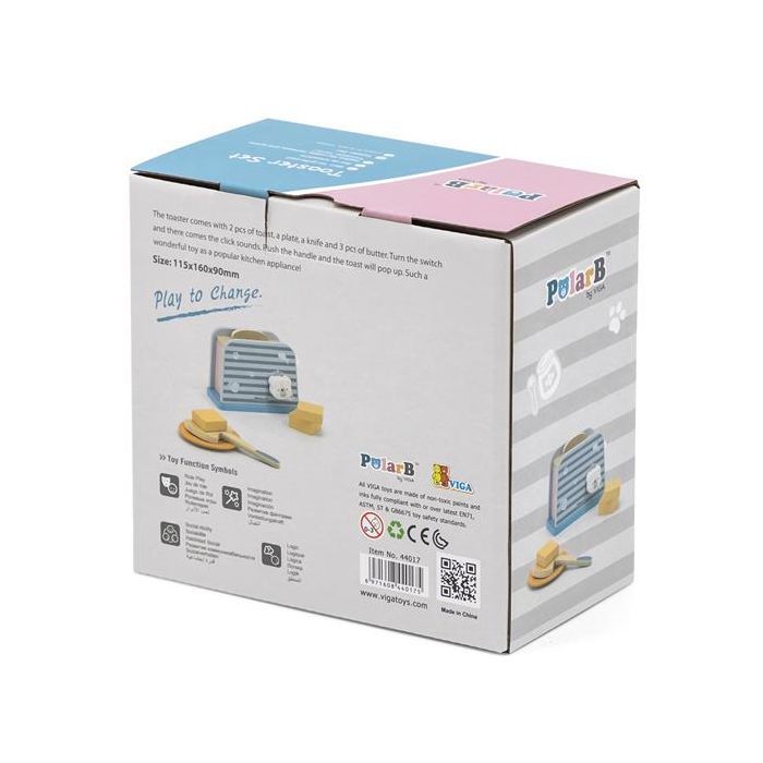 Ігровий набір Viga Toys кулінара PolarB Тостер (44017) зображення 6