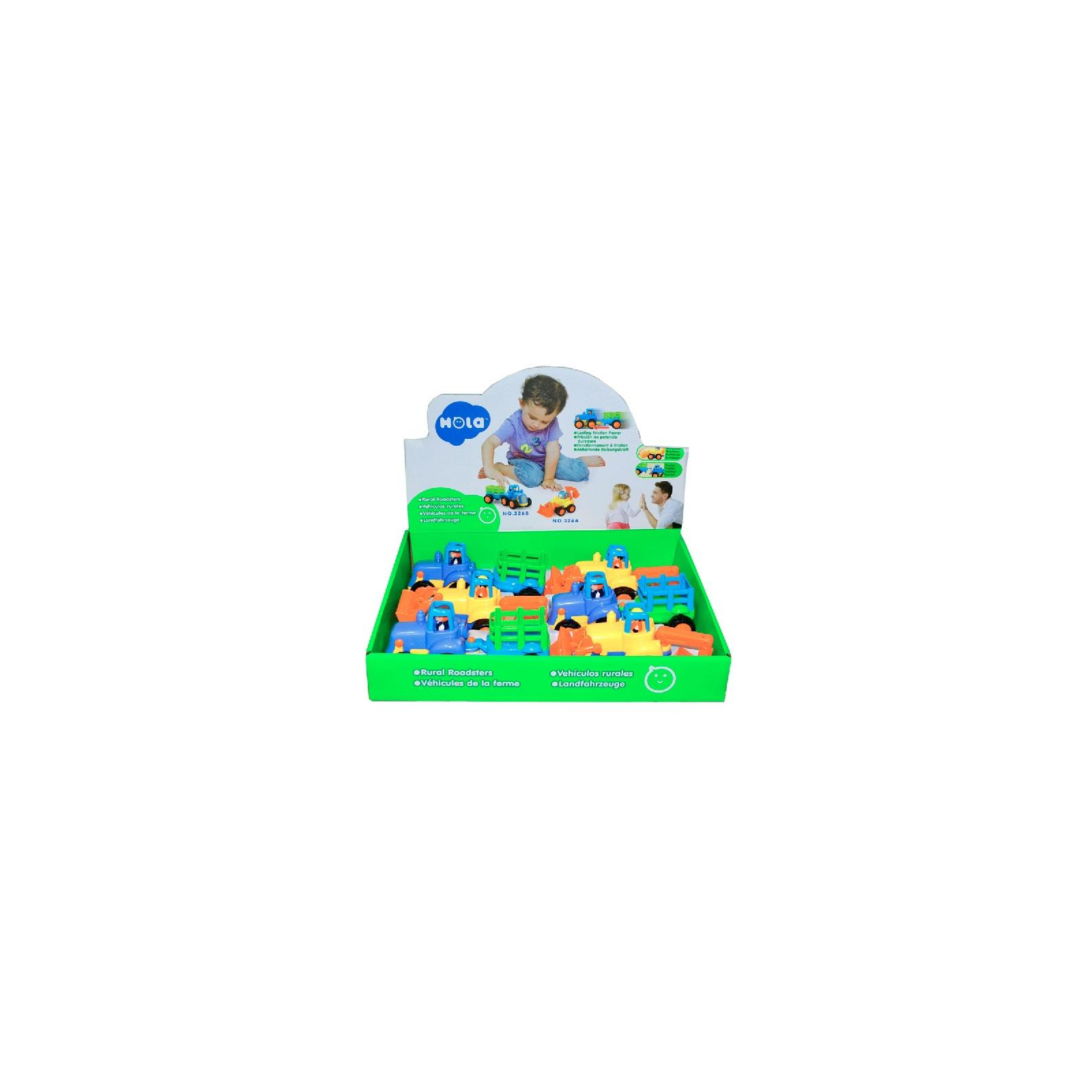 Развивающая игрушка Hola Toys Сельхозмашинка 6 шт. (326AB-6)