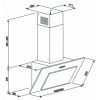 Витяжка кухонна Eleyus VERTICAL 1000 60 BL зображення 12
