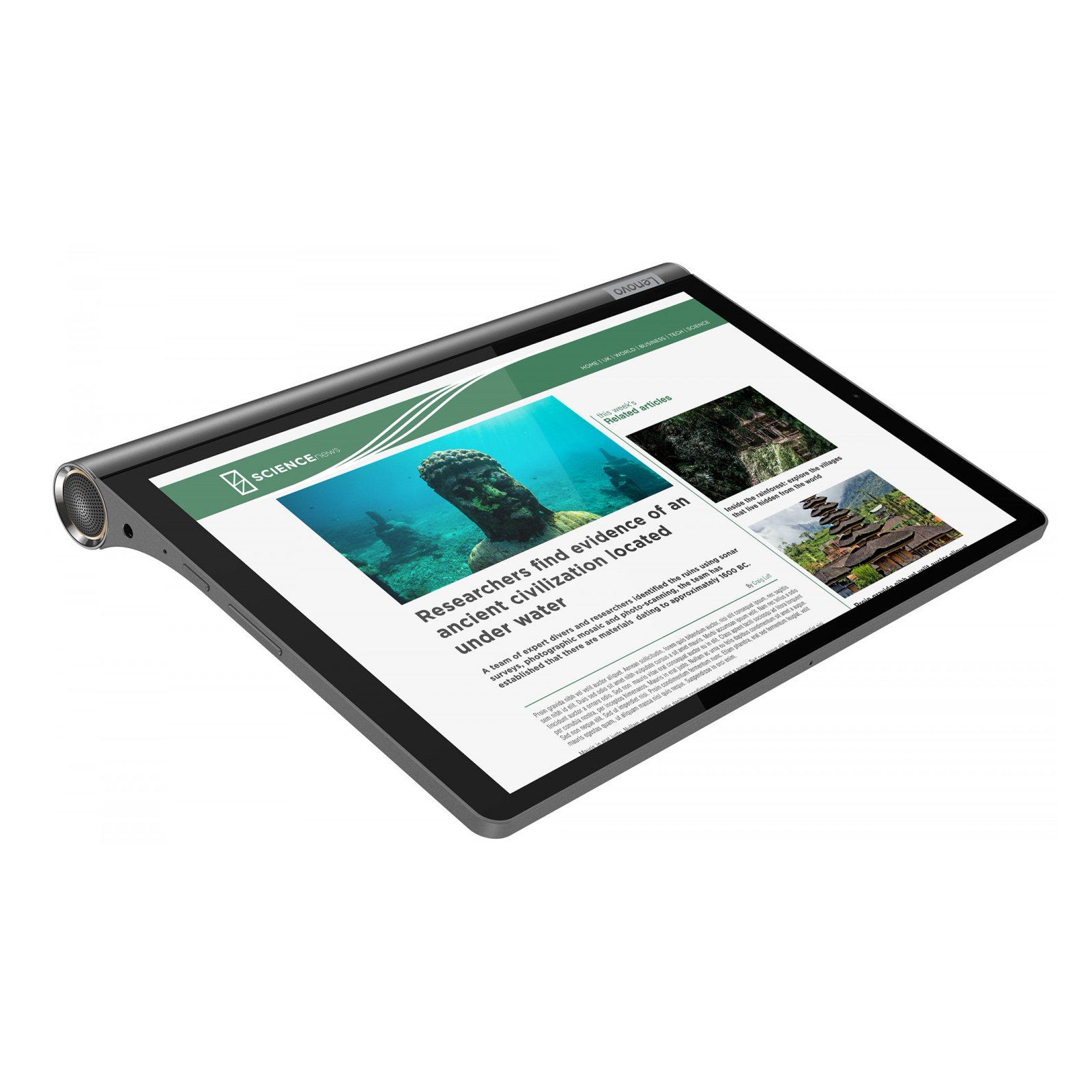 Планшет Lenovo Yoga Smart Tab 4/64 WiFi Iron Grey (ZA3V0040UA) изображение 5