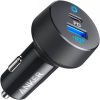 Зарядное устройство Anker PowerDrive PD 2 - 18W PD & 12W PowerIQ LED (Black) (A2721HF1)