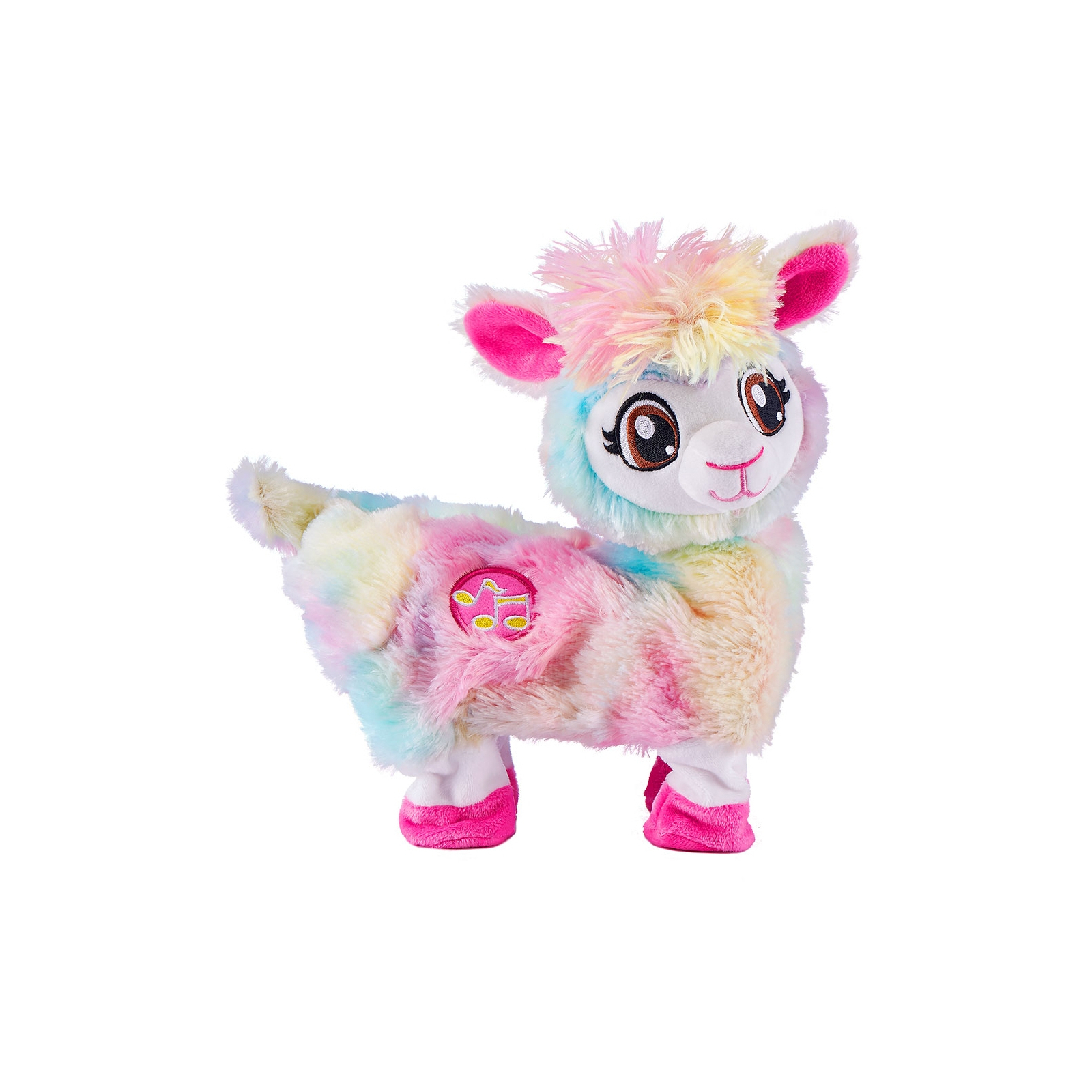 Интерактивная игрушка Pets & Robo Alive Радужная танцующая лама (9518)
