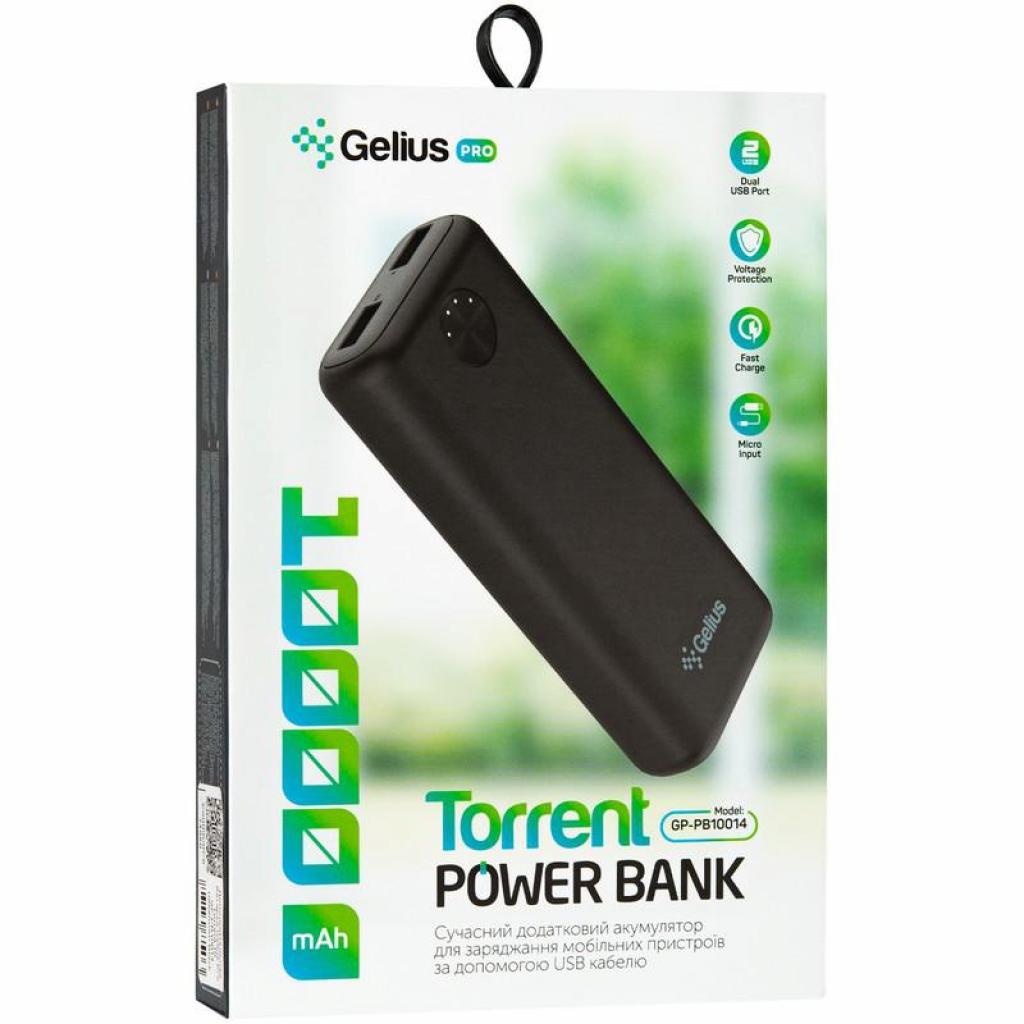 Батарея универсальная Gelius Pro Torrent 10 GP-PB10014 10000mAh Black (00000074850) изображение 6